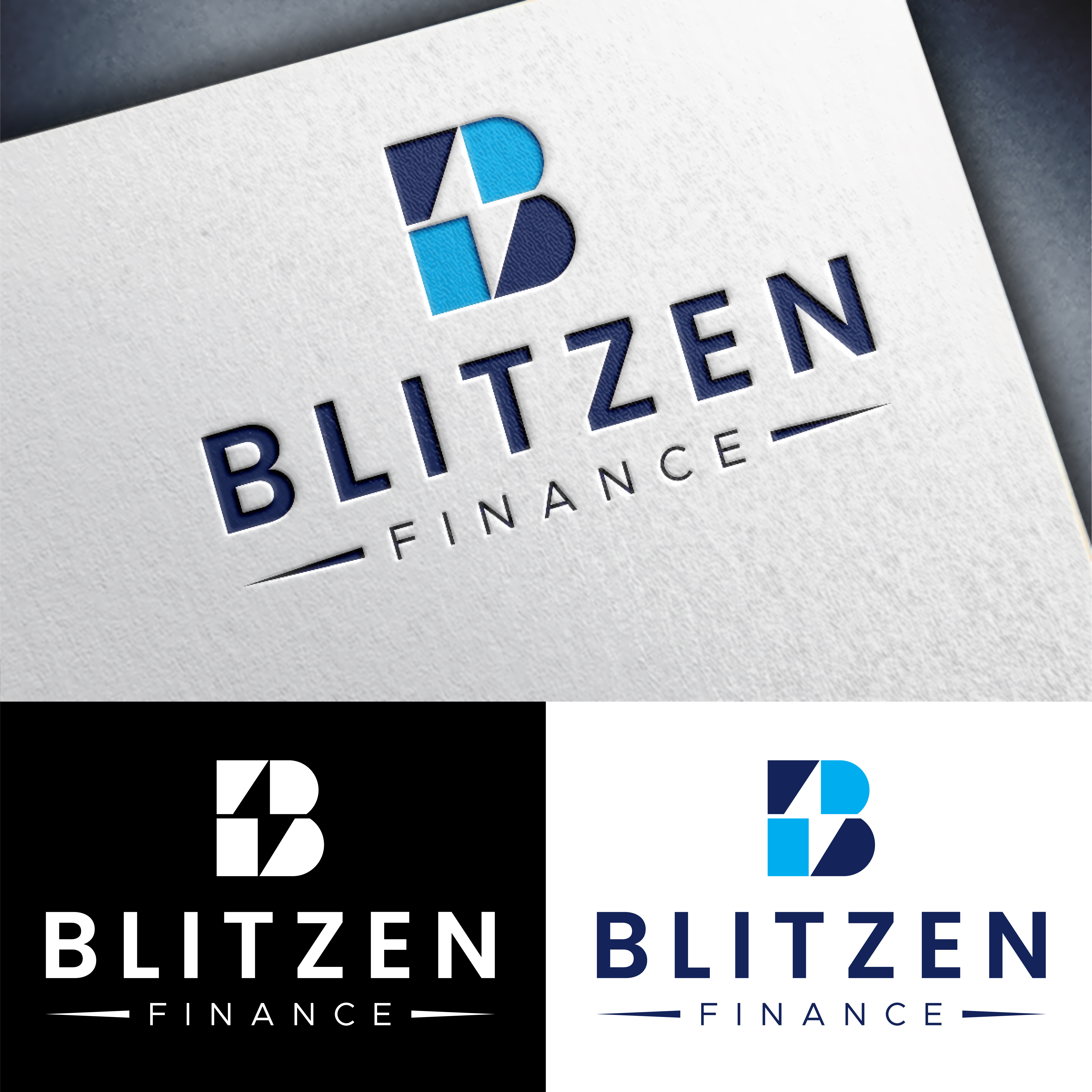 Logo Design by John Mark Arts for Blitzen Finance | Design #35750506