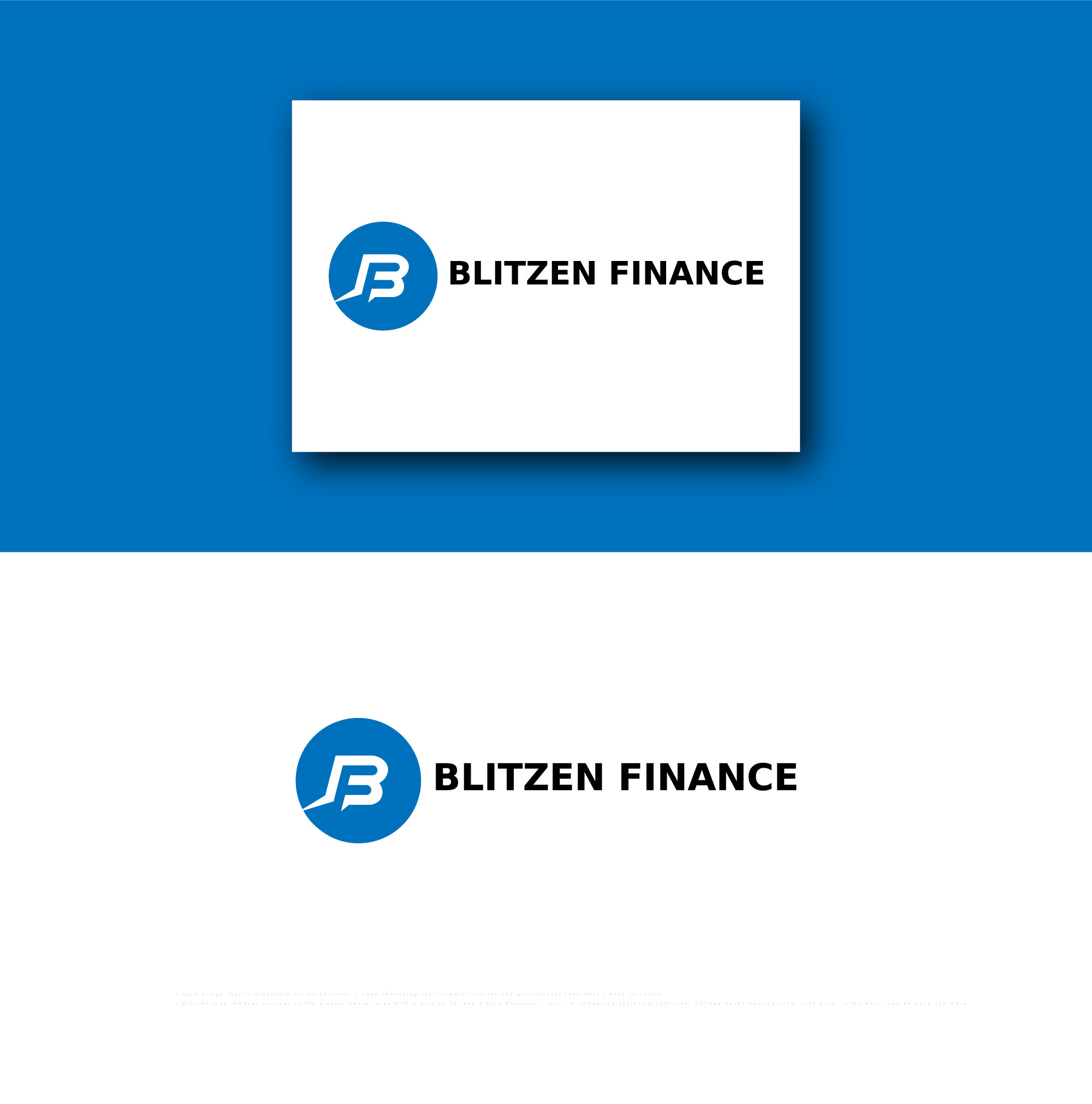 Logo Design by jijan for Blitzen Finance | Design #35756478