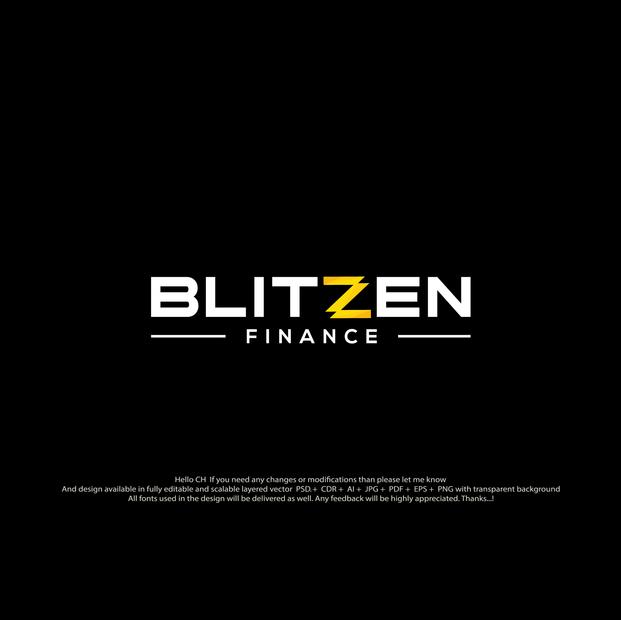 Logo Design by logofy2025 for Blitzen Finance | Design #35786341