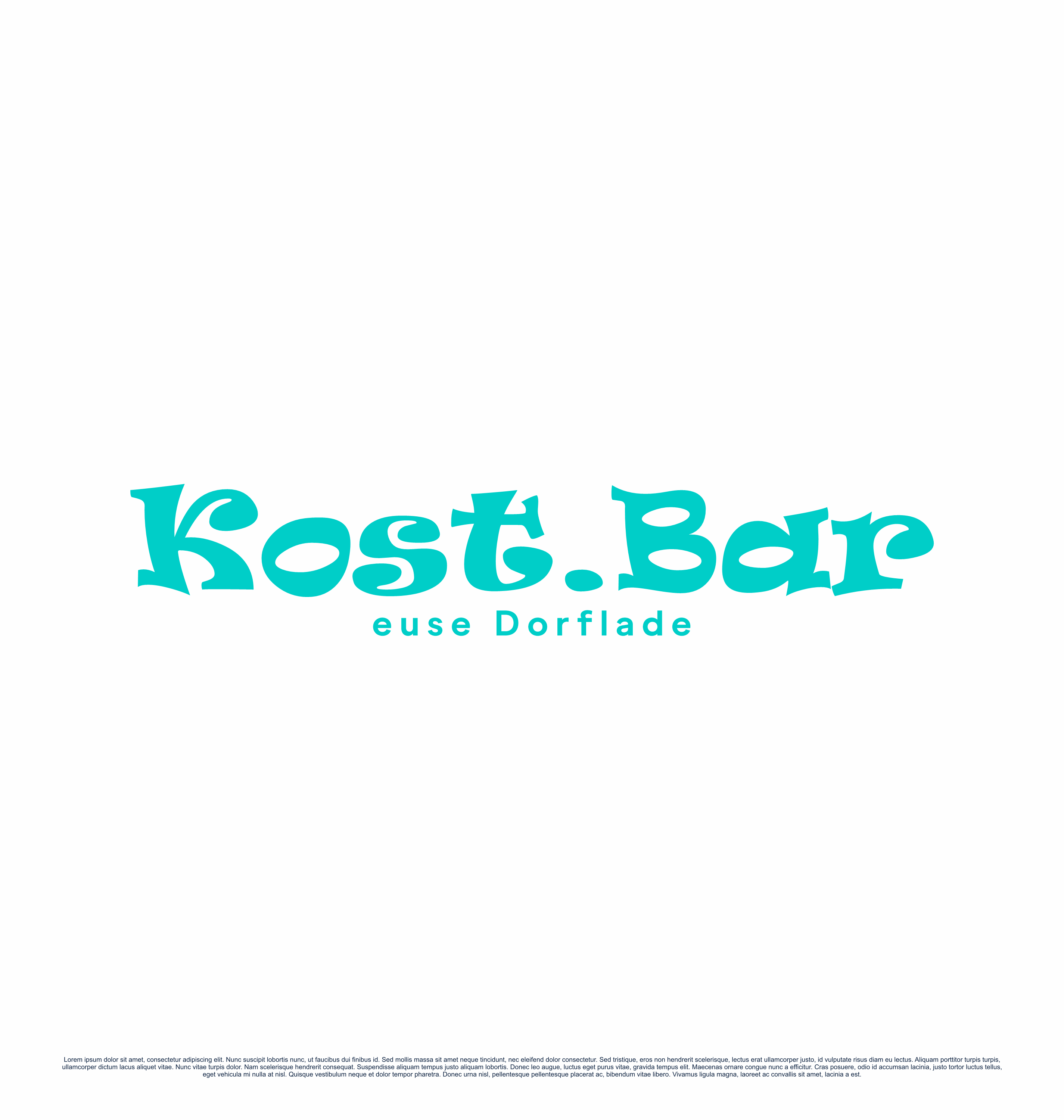 Design de Logo par kebusibud pour Kost.Bar - Euse Dorflade | Design #35758572