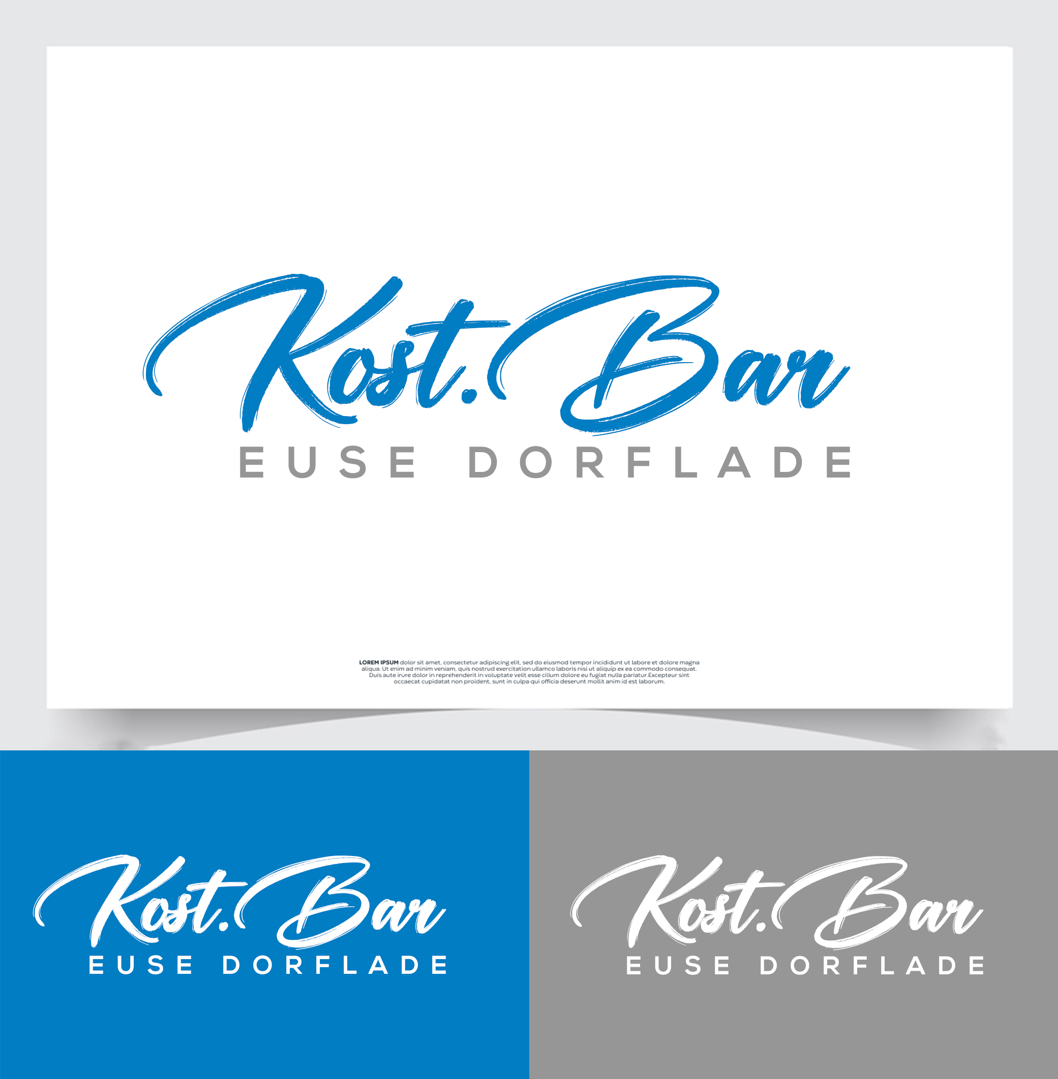 Logo-Design von Soonia für Kost.Bar - Euse Dorflade | Design #35756701