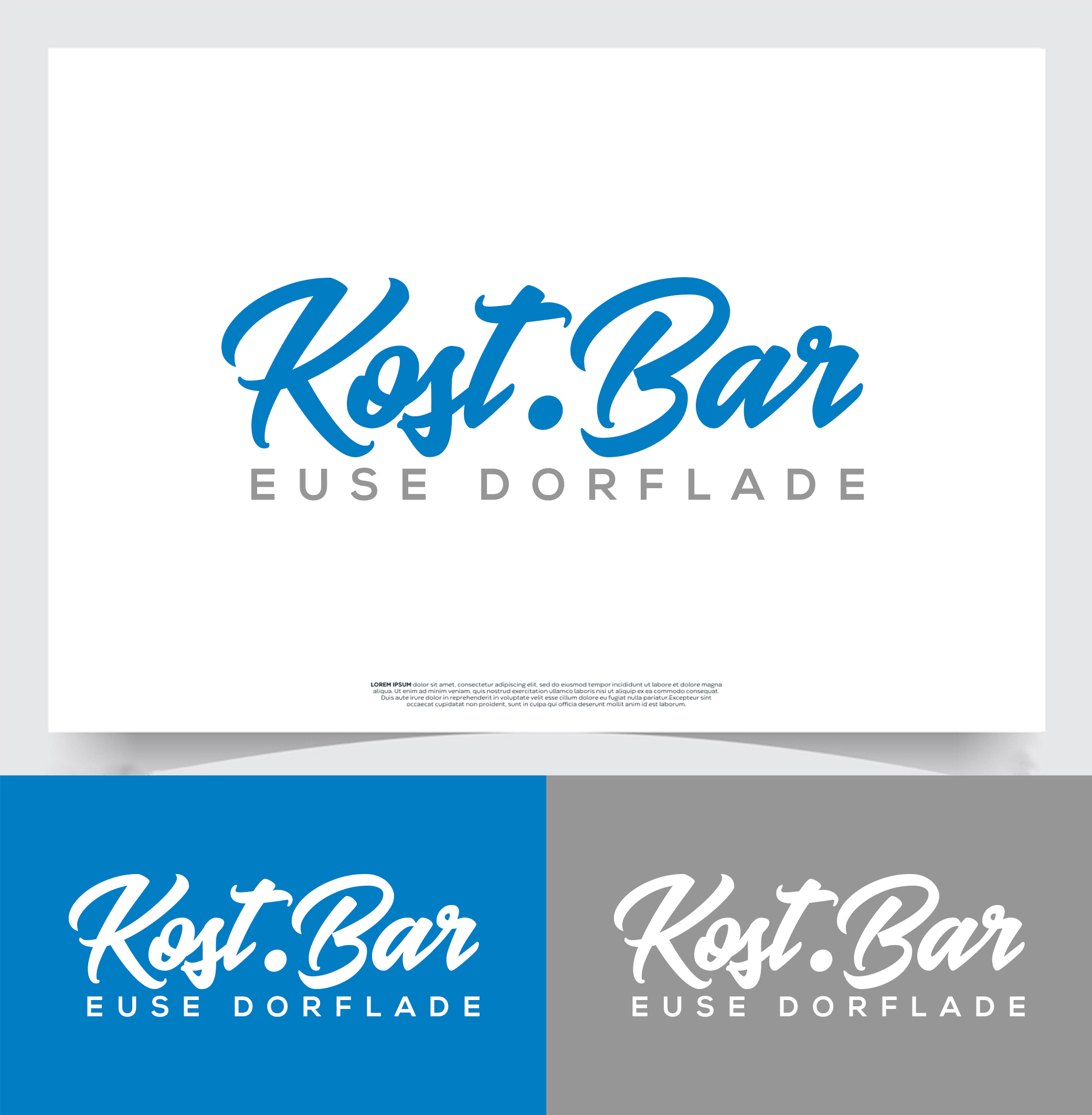 Logo-Design von Soonia für Kost.Bar - Euse Dorflade | Design #35756702