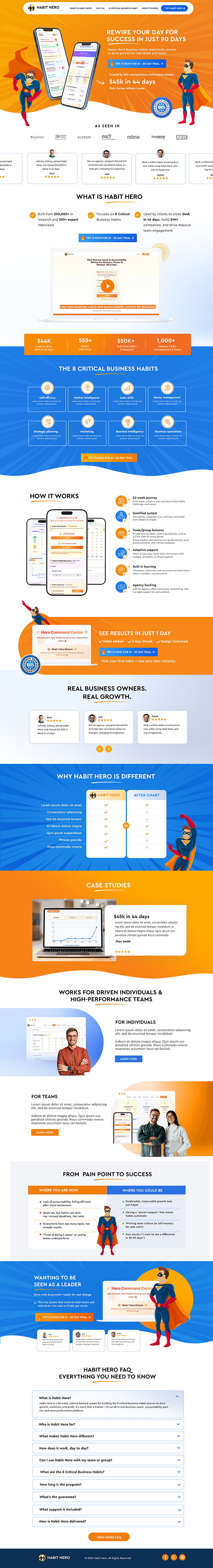 Web Design by Blue Sparrow for this project | Design #35866565