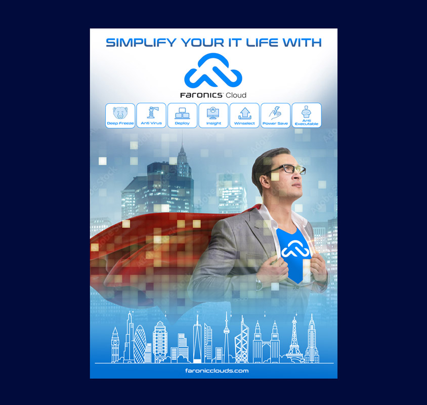 Poster Design by DA. for Faronics | Design #35771239