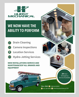 Flyer Design by Shabnum Khan for Hurst Mechanical | Design: #35787723