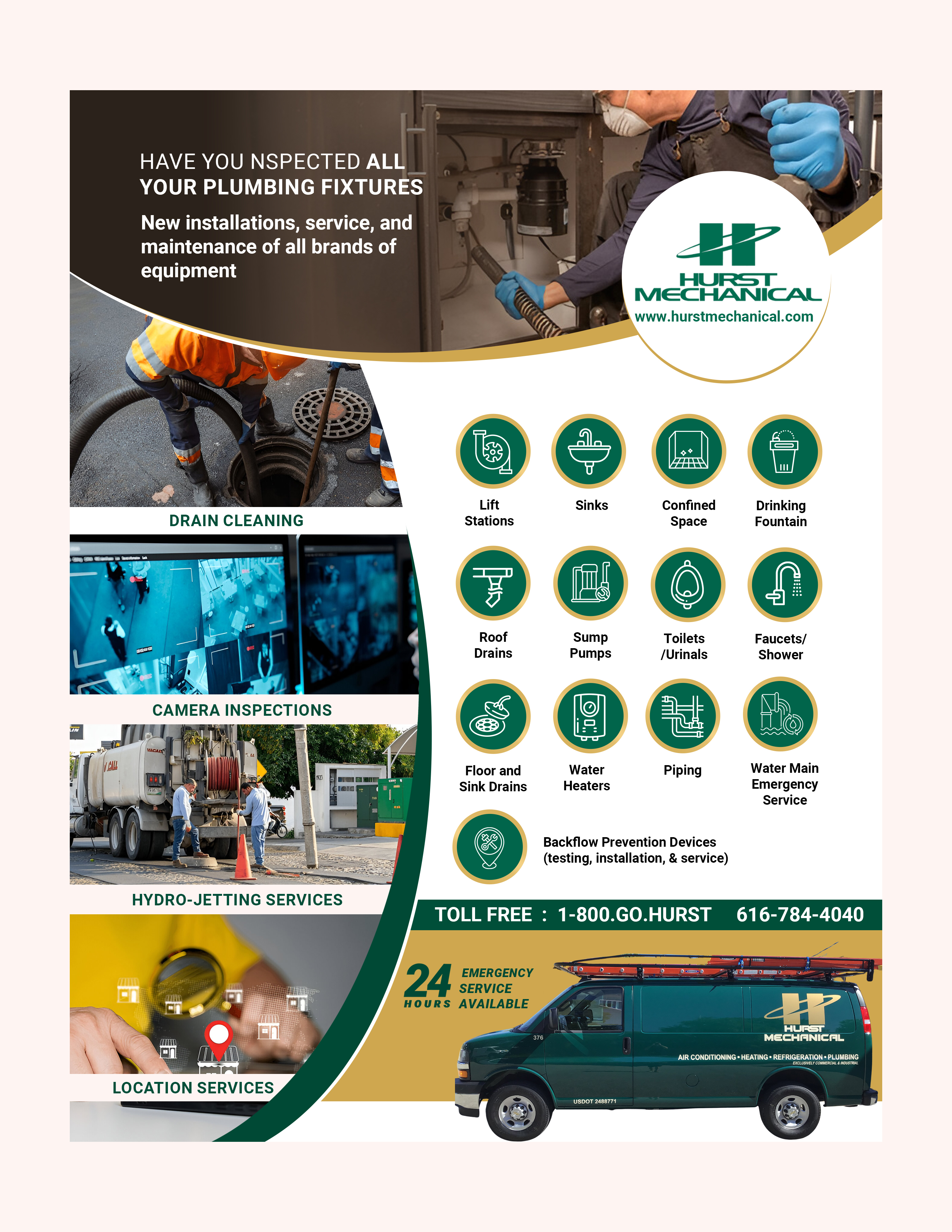 Design de Flyer par SAI DESIGNS pour Hurst Mechanical | Design #35772019