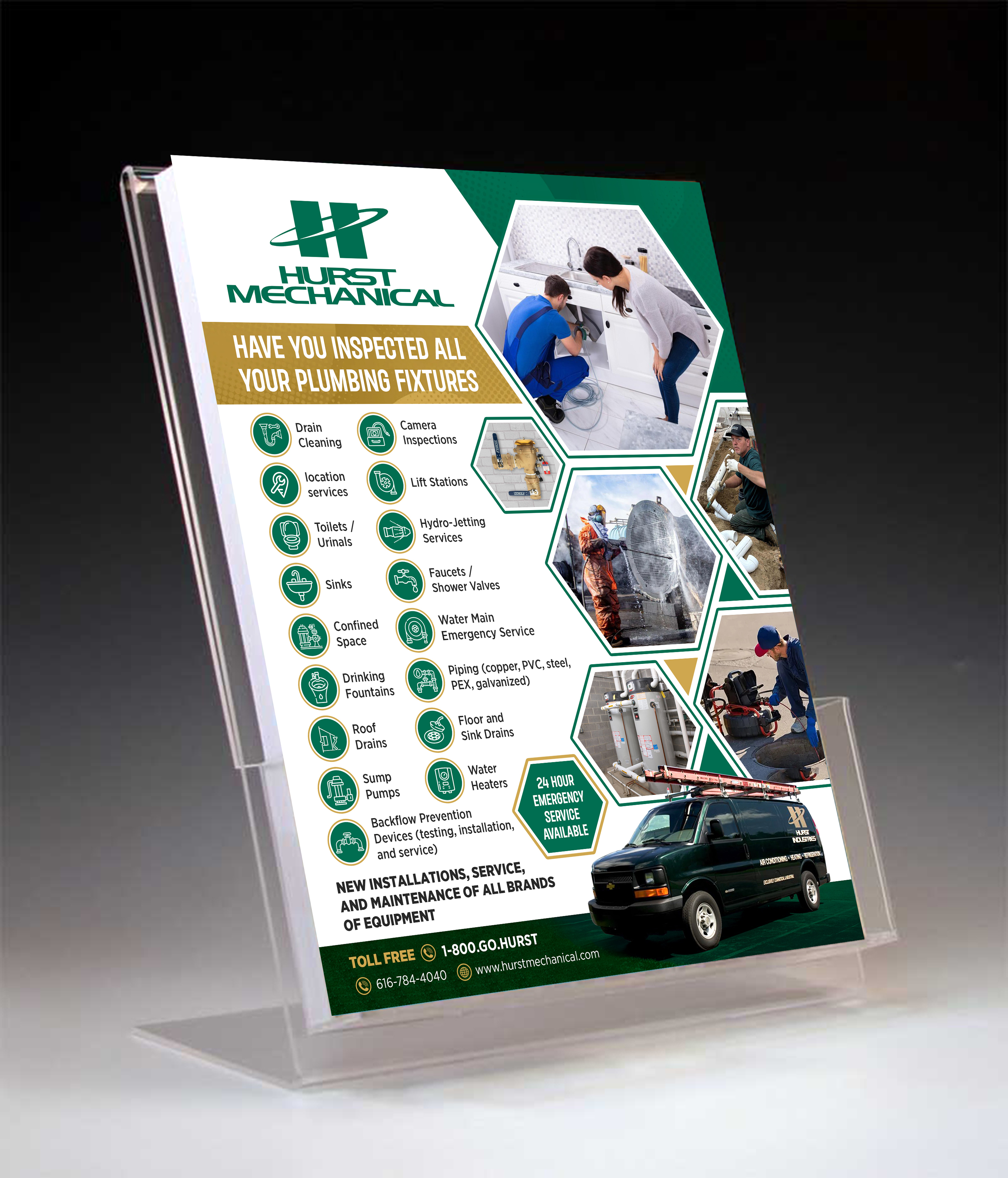 Flyer Design by GraphicsGuru for Hurst Mechanical | Design #35761798
