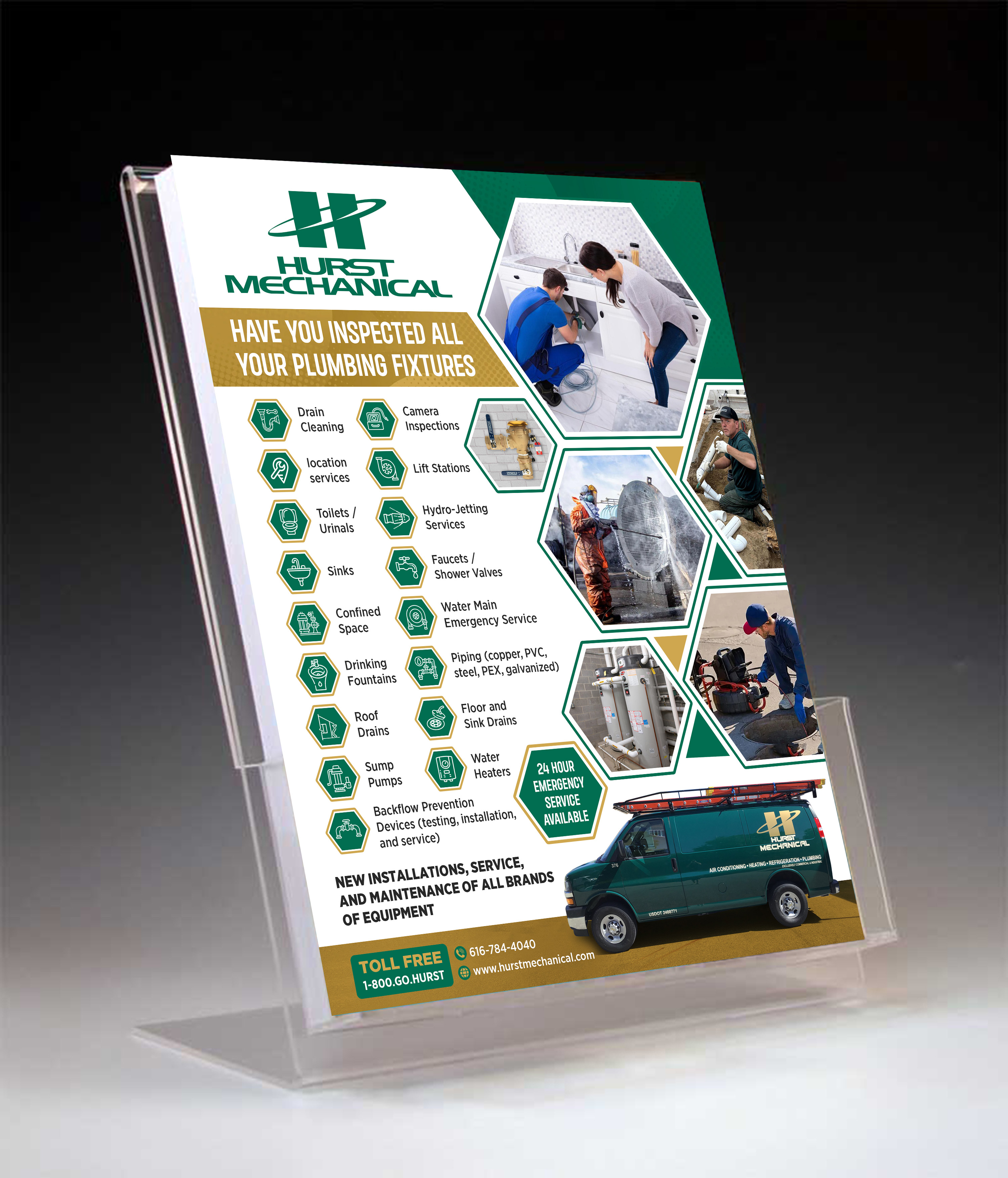 Flyer Design by GraphicsGuru for Hurst Mechanical | Design #35775821