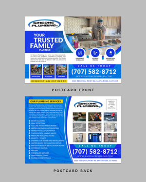 Postcard Design by Sun Moon Graphic Designer for this project | Design #35764215