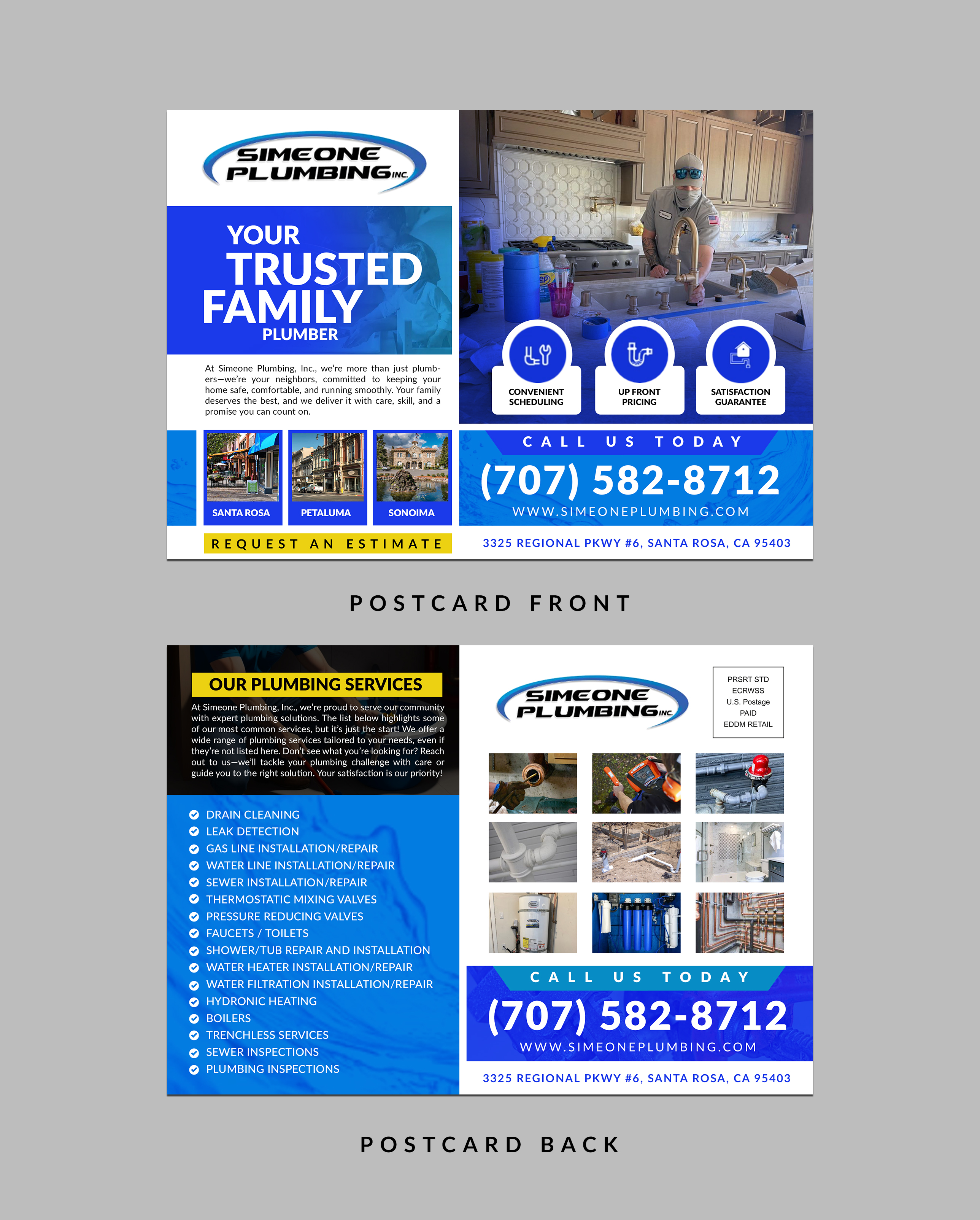 Postcard Design by Sun Moon Graphic Designer for this project | Design #35764217