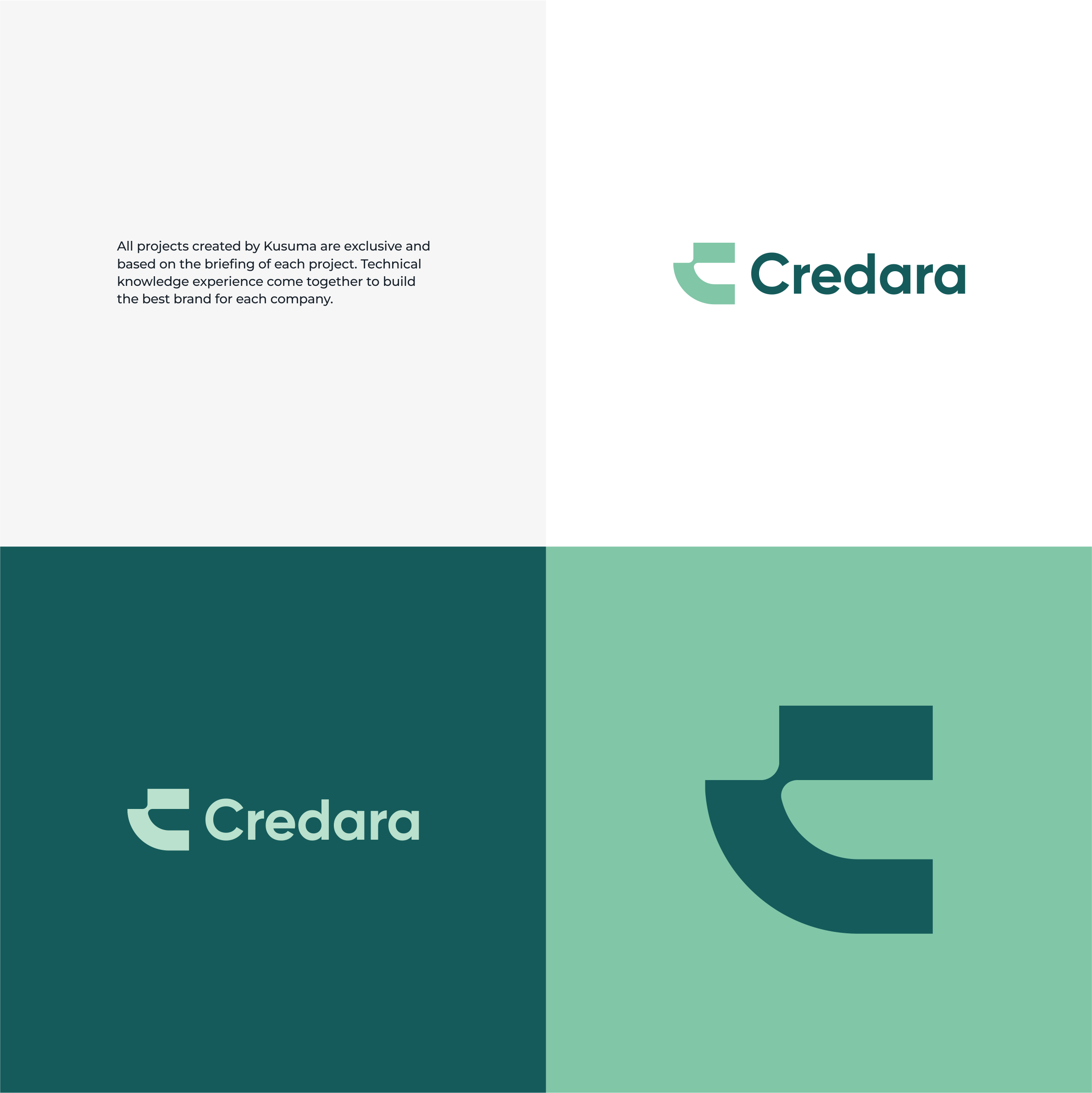 Logo Design by Kusuma Studio for Credara, Inc. | Design #35771309