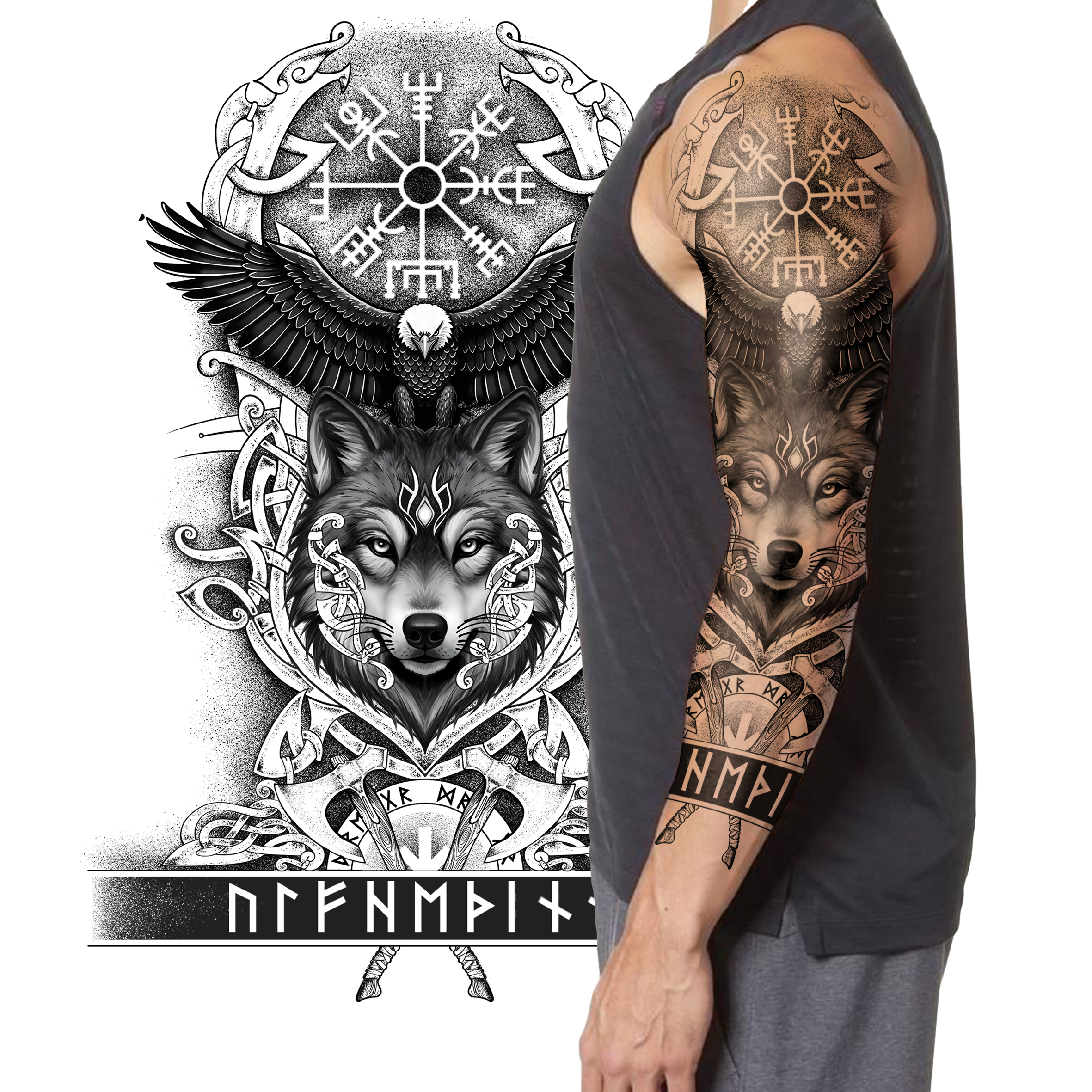 Tattoo Design by Fortunate Studio for this project | Design #35801144