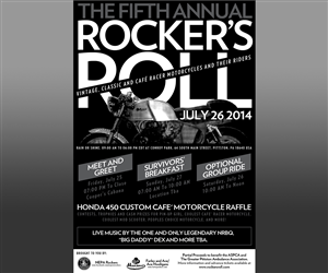 Poster Design by Toblindfoldher Graphic Design for Rocker's Roll | Design: #3155937