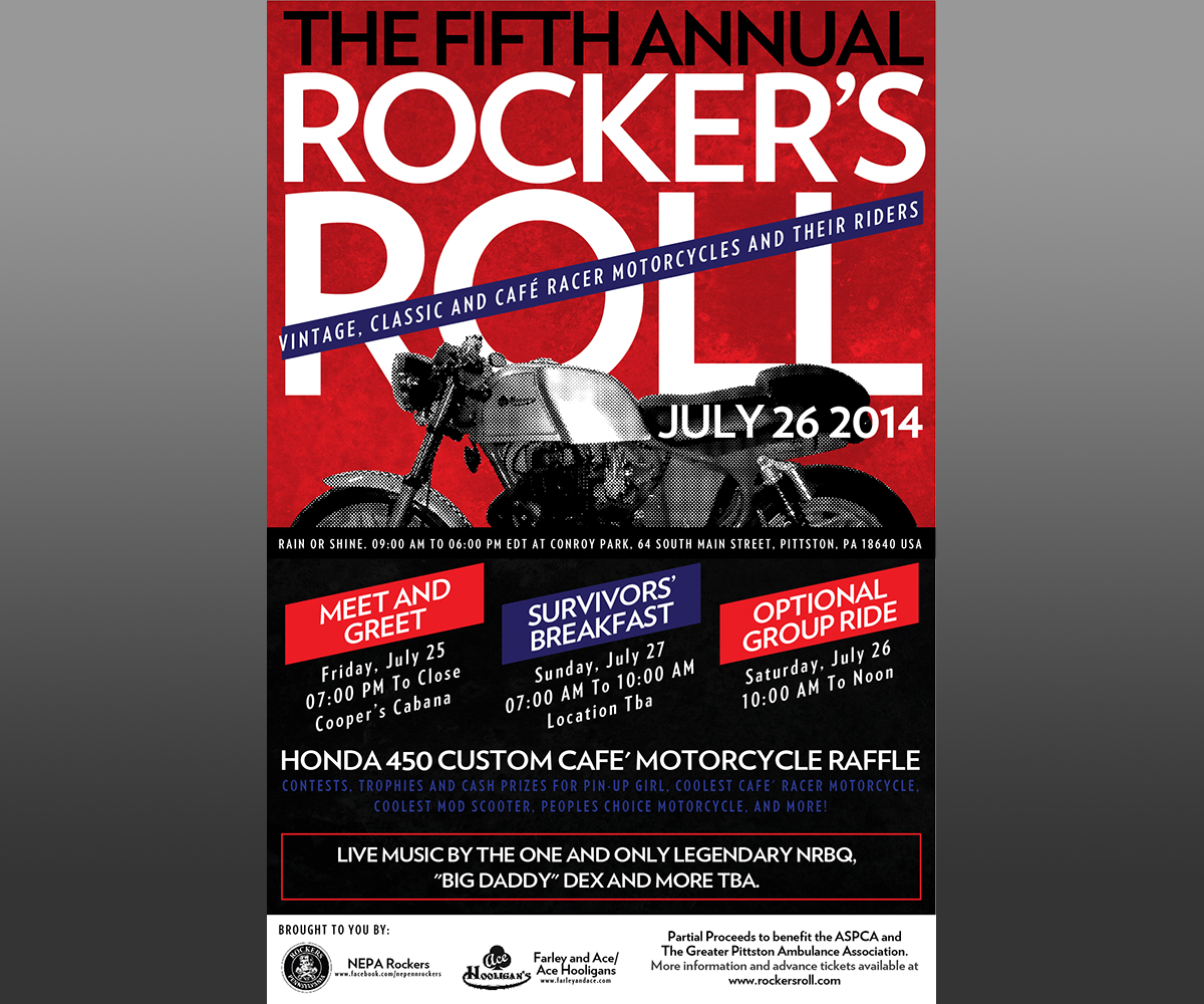 Poster Design by Toblindfoldher Graphic Design for Rocker's Roll | Design #3156004