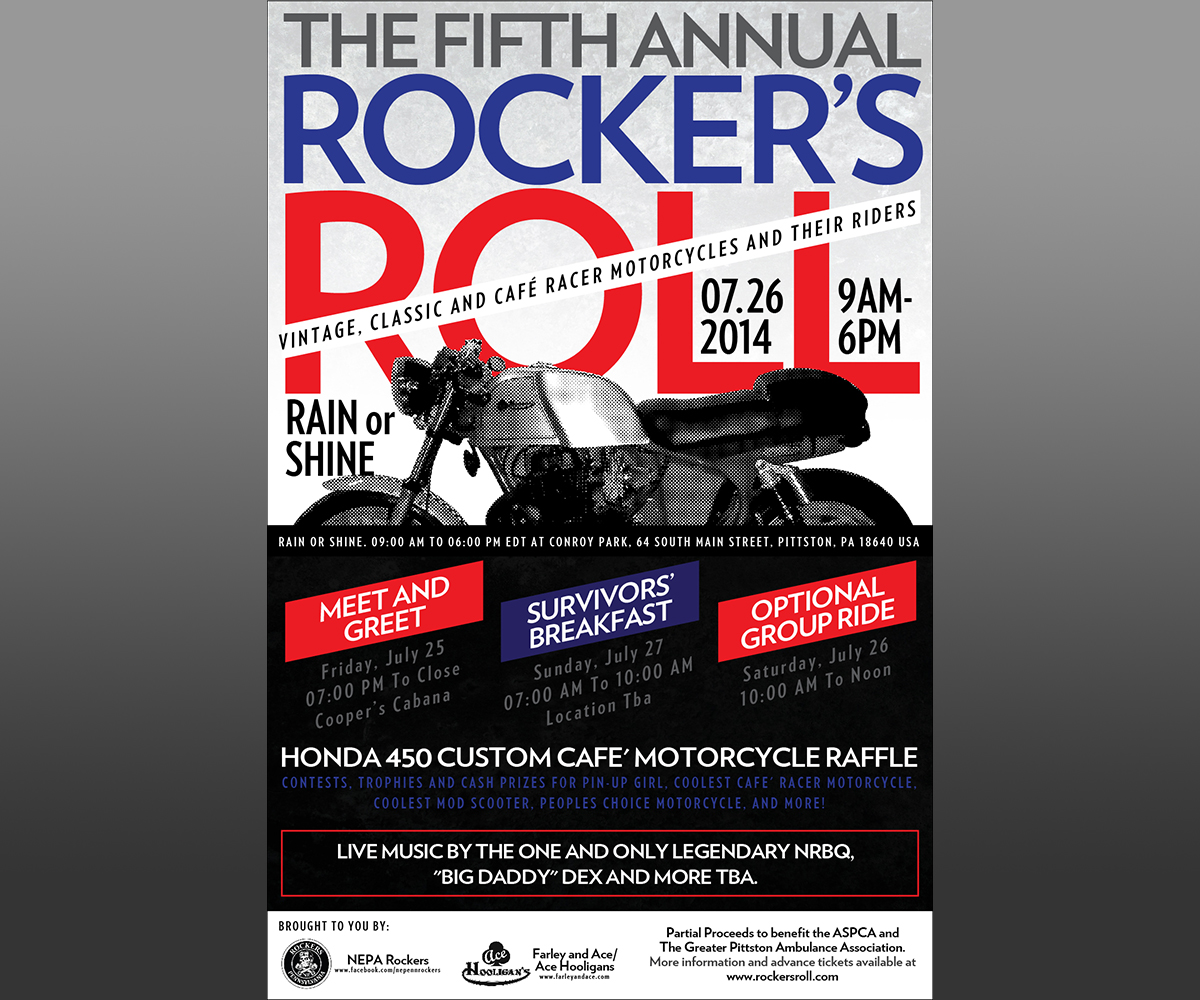 Poster Design by Toblindfoldher Graphic Design for Rocker's Roll | Design: #3156059