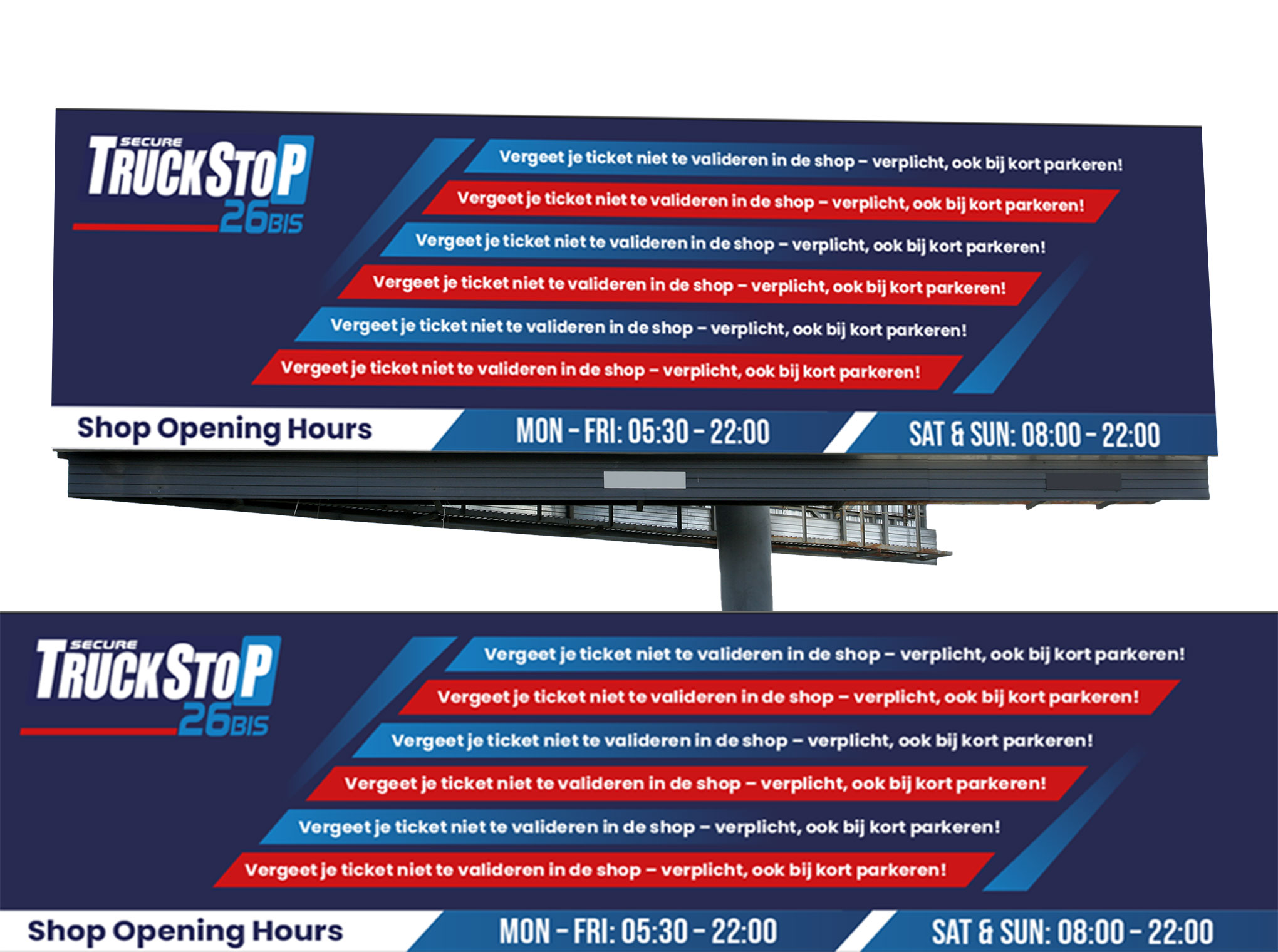 Billboard Design by WrapTonic24 for Truckstop 26Bis BV | Design #35794112