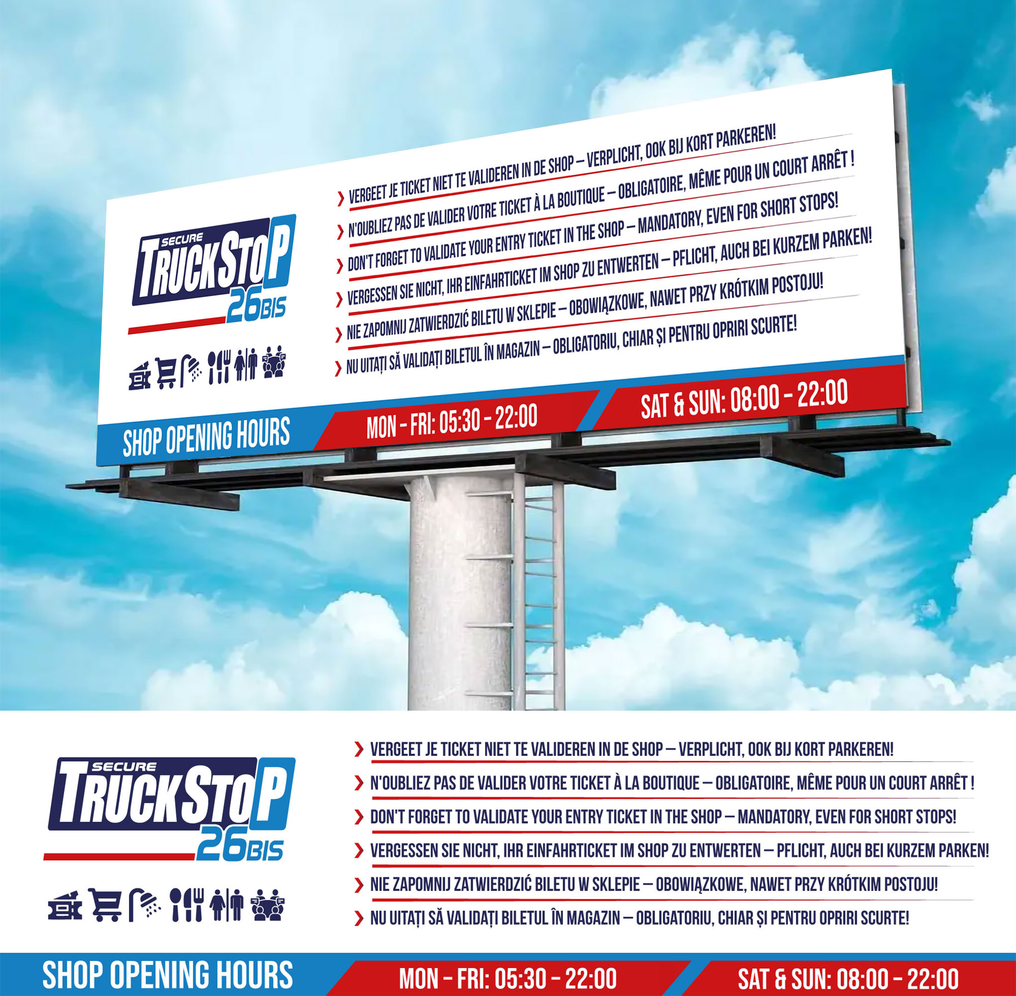 Billboard Design by Abdul_Malek for Truckstop 26Bis BV | Design #35794591