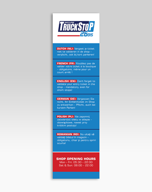 Diseño de Cartelera por YourLogoMaster para Truckstop 26Bis BV | Diseño: #35781779