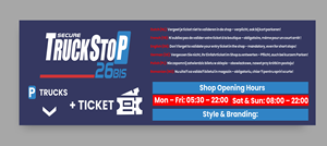 Diseño de Cartelera por designer1975 para Truckstop 26Bis BV | Diseño: #35775573