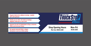 Diseño de Cartelera por Tridipta  Graphix Hub para Truckstop 26Bis BV | Diseño: #35781643