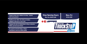Diseño de Cartelera por Tridipta  Graphix Hub para Truckstop 26Bis BV | Diseño: #35781644