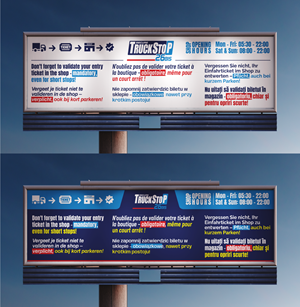 Billboard Design by JK18 for Truckstop 26Bis BV | Design #35788533