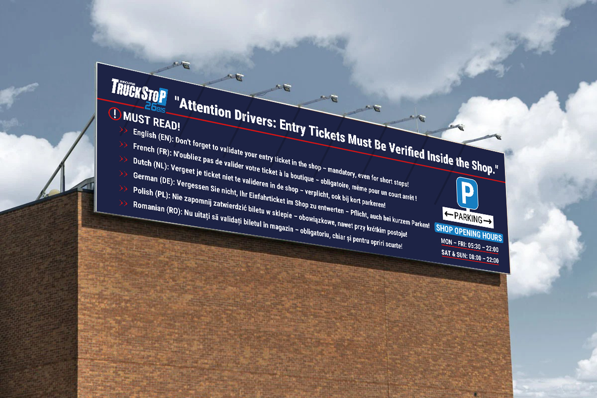 Billboard Design by Design Ninja 47 for Truckstop 26Bis BV | Design #35779248