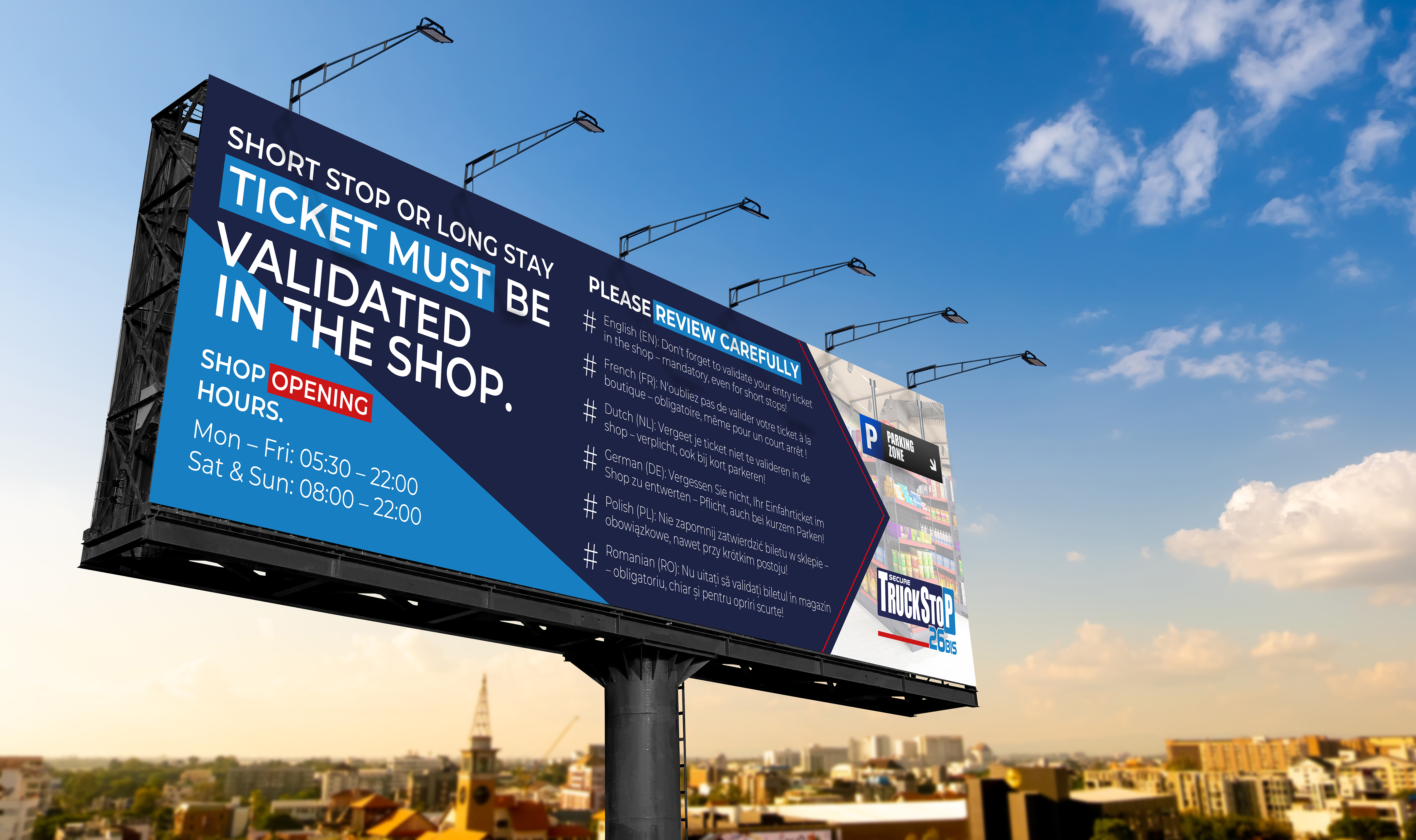 Billboard Design by Design Ninja 47 for Truckstop 26Bis BV | Design #35779655
