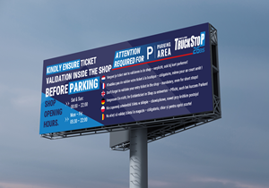 Diseño de Cartelera por Design Ninja 47 para Truckstop 26Bis BV | Diseño: #35785643