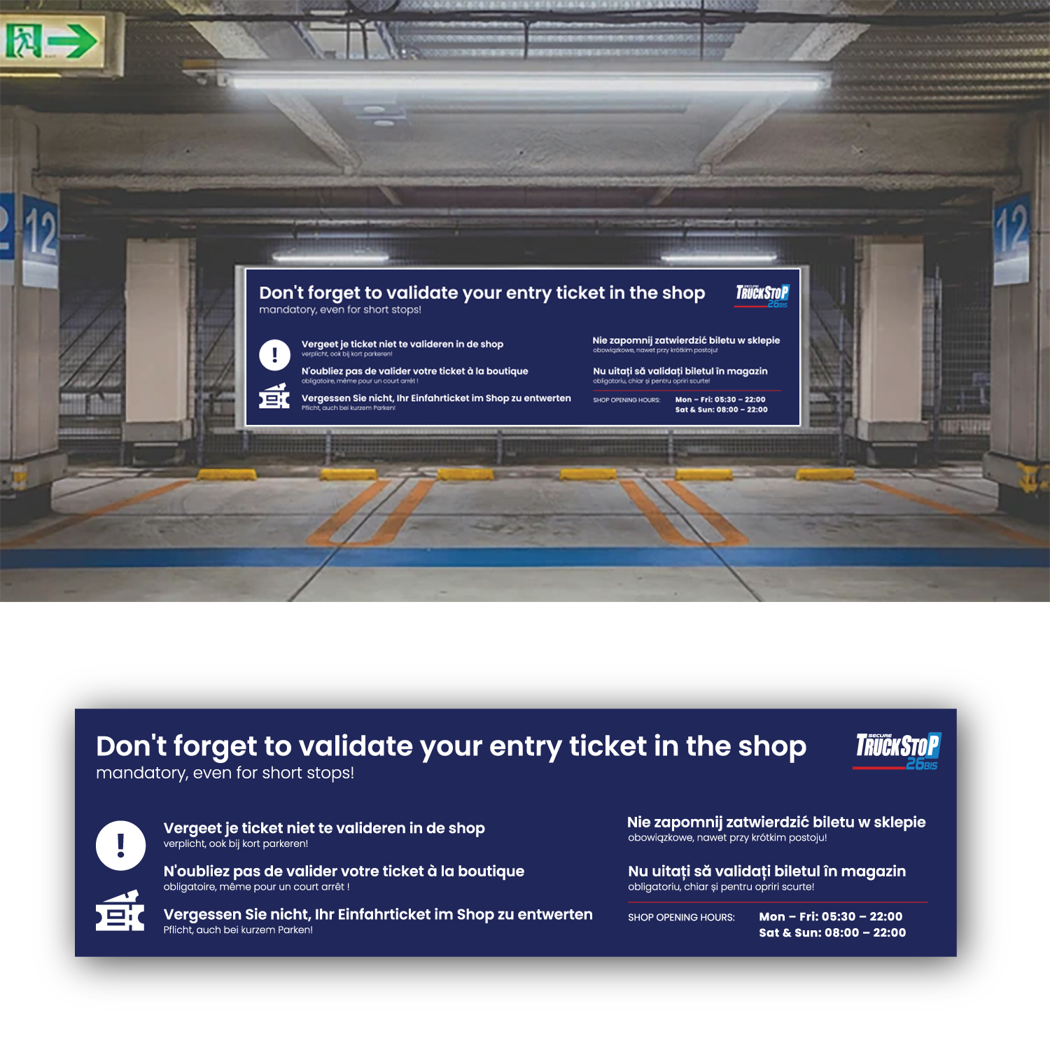 Billboard Design by Haja_H2 for Truckstop 26Bis BV | Design #35785543