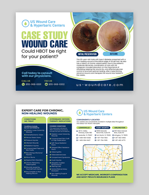 Wound Care Center - Before &amp; After Treatment Postcard