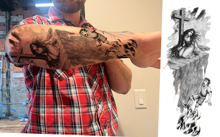 Tattoo Design by ioio for this project | Design #35797550