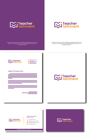 Logo Design by Zaid Al Faqih for Teachertainment | Design: #35829956