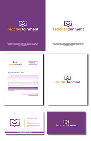 Logo Design by Zaid Al Faqih for Teachertainment | Design: #35829959