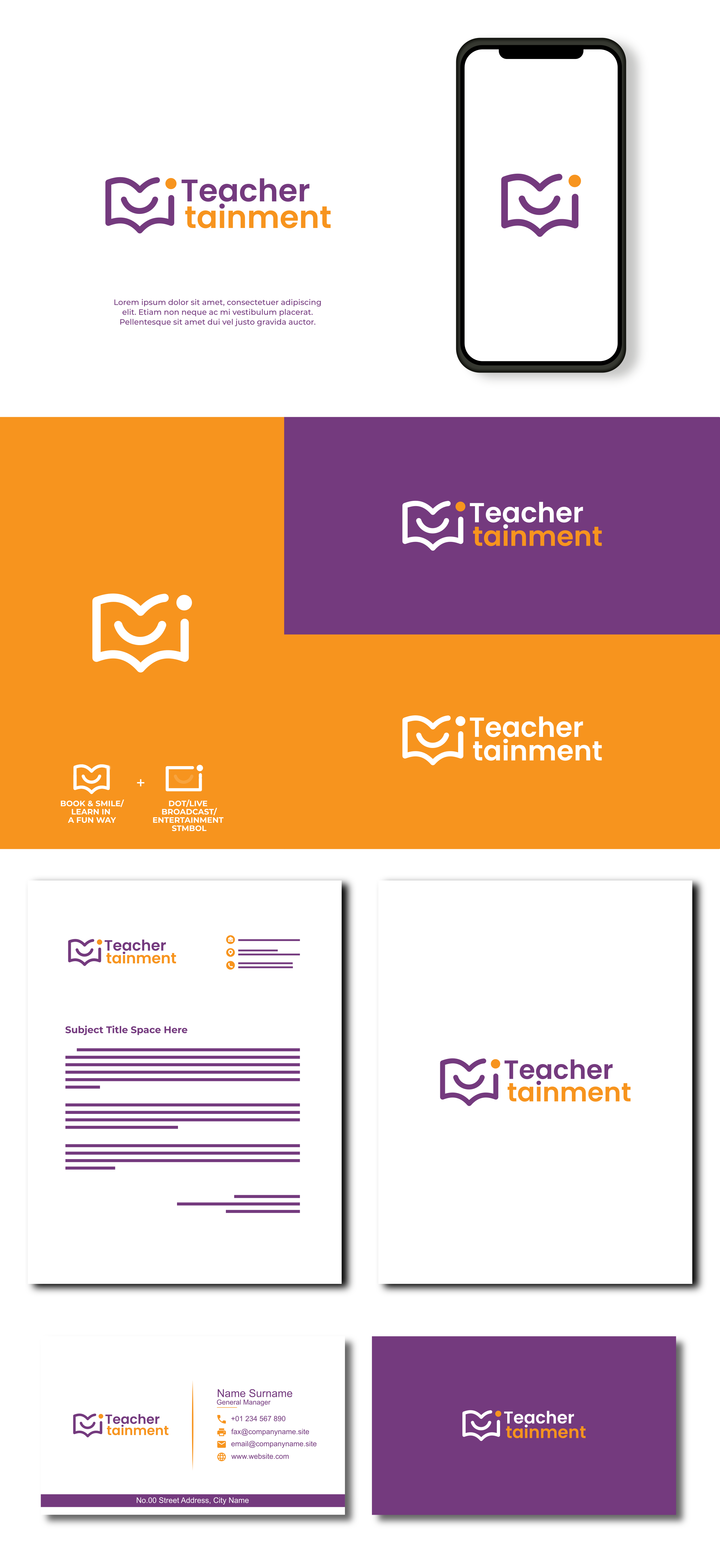 Logo Design by Zaid Al Faqih for Teachertainment | Design #35829967