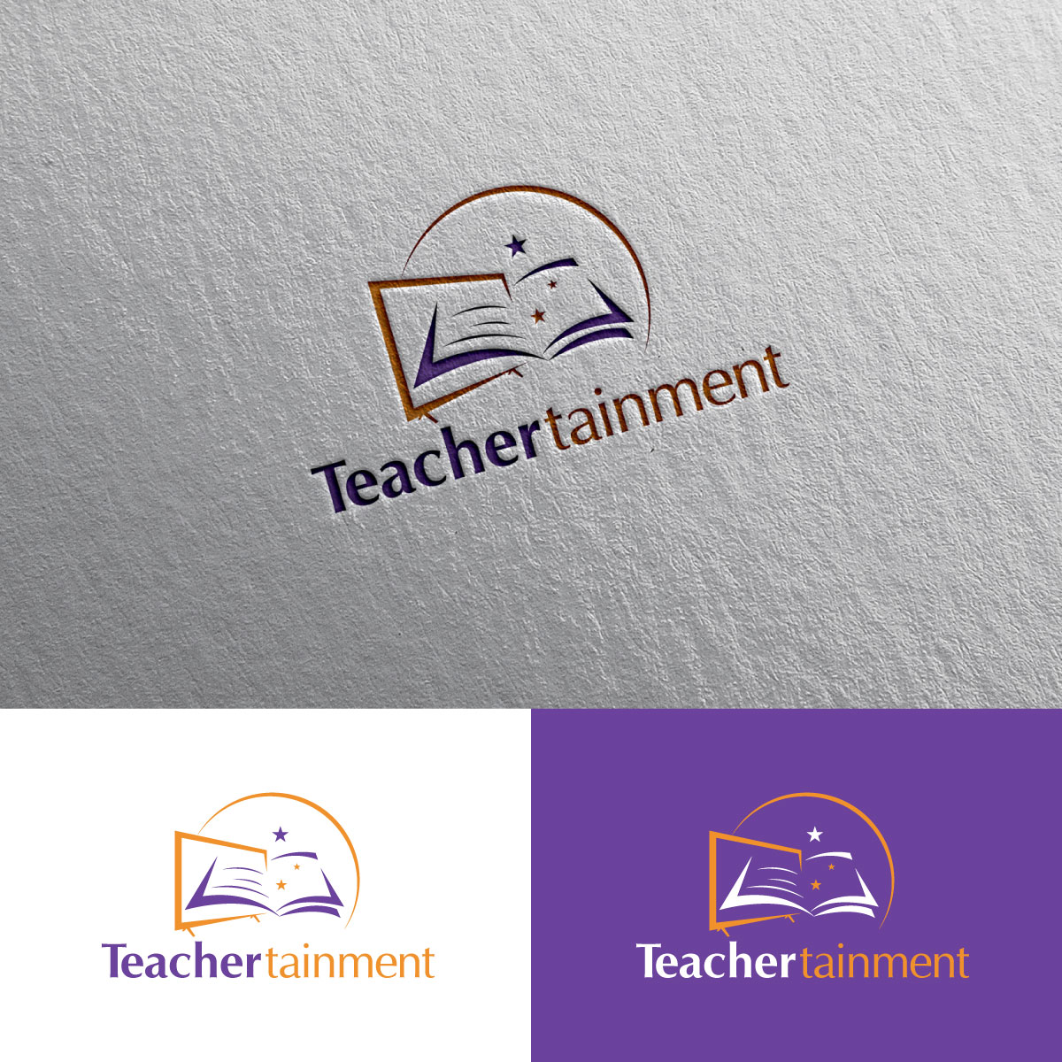 Logo Design by Alex Henry for Teachertainment | Design #35794618