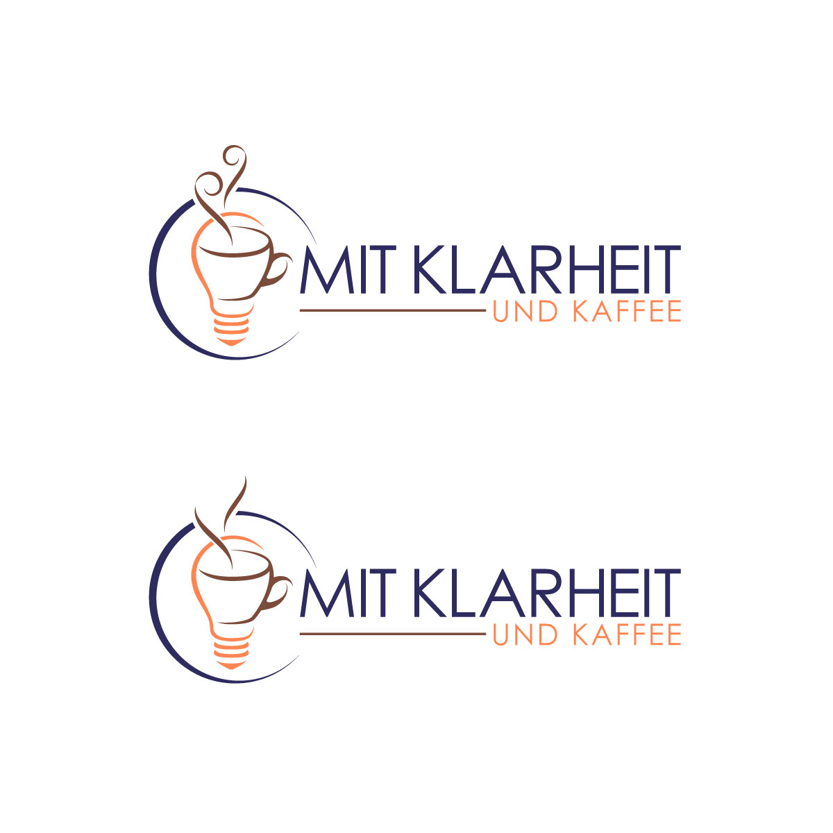 Logo Design by chris Ray for Mit Klarheit und Kaffee | Design #35821408