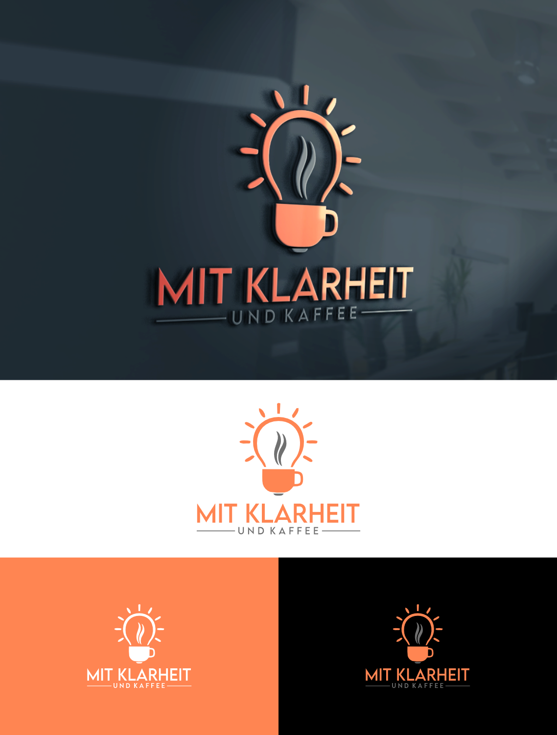 Logo Design by Bunglon_ for Mit Klarheit und Kaffee | Design #35806436