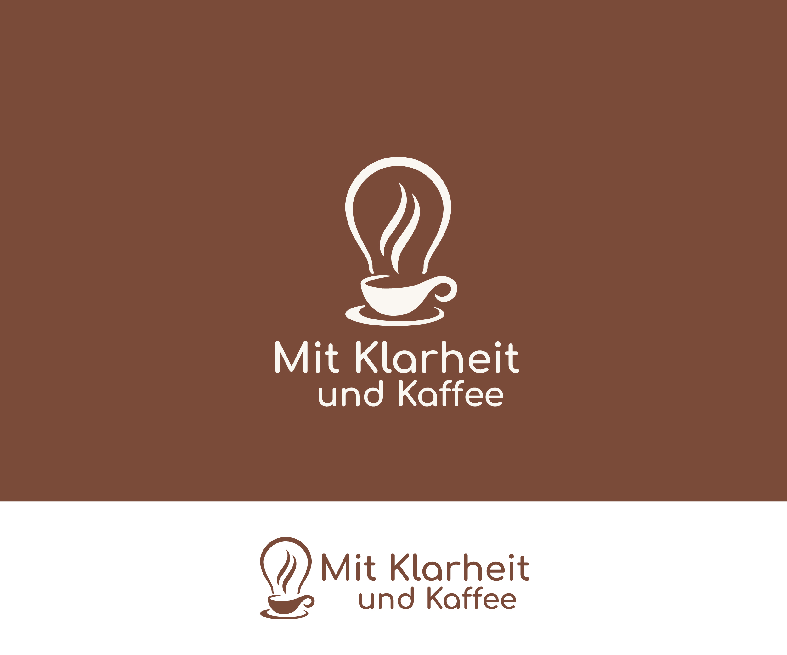 Logo Design by James J. for Mit Klarheit und Kaffee | Design #35795826