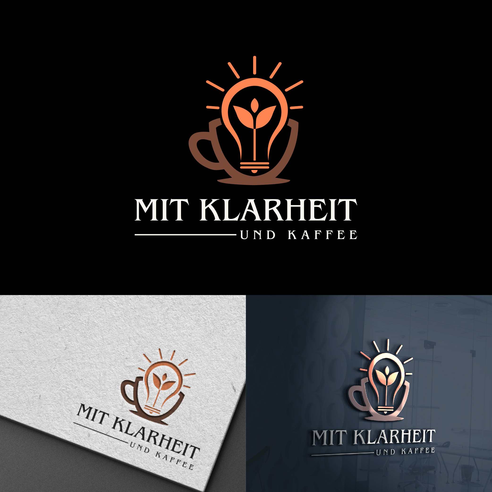 Logo Design by designer profile for Mit Klarheit und Kaffee | Design #35828109