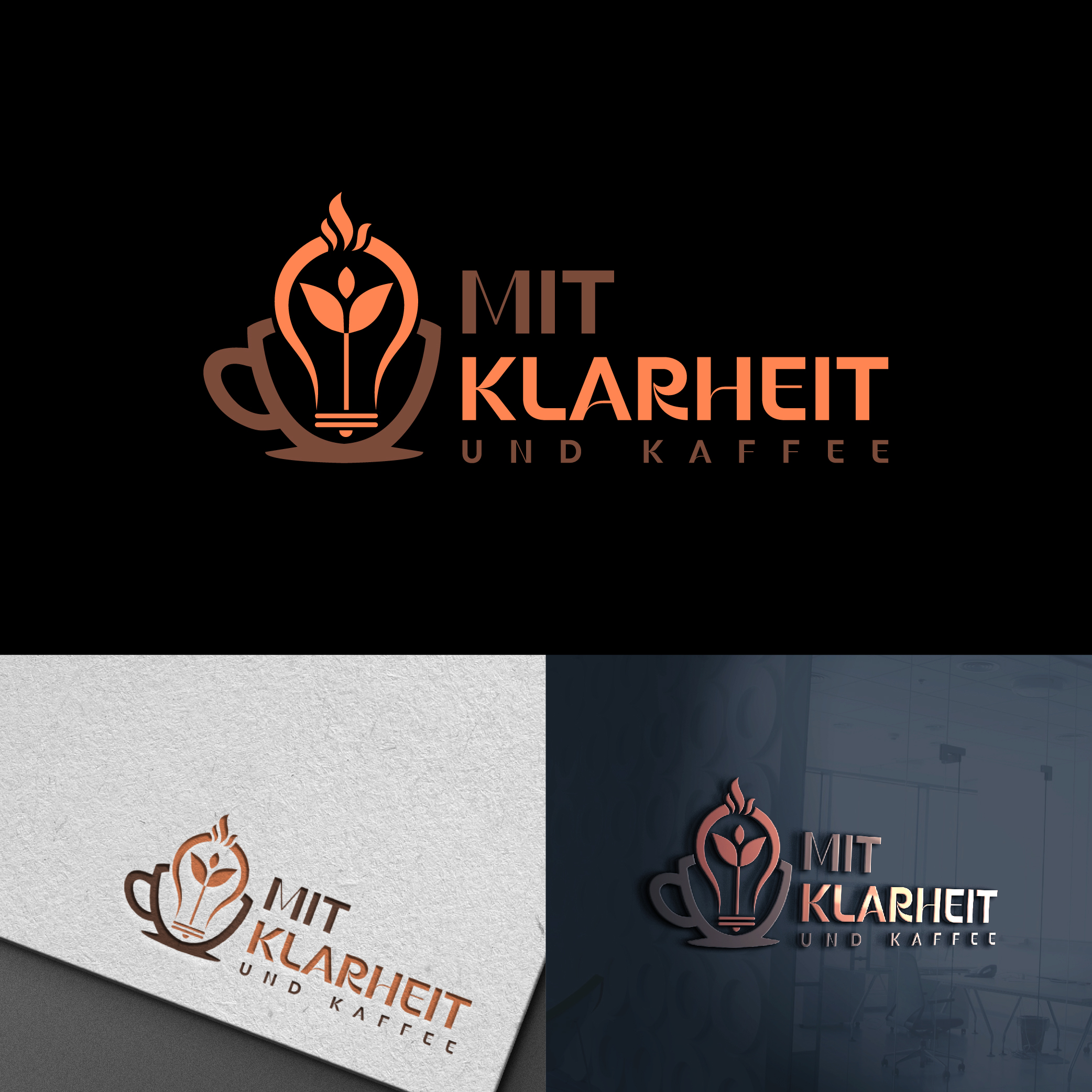 Logo Design by designer profile for Mit Klarheit und Kaffee | Design #35831245