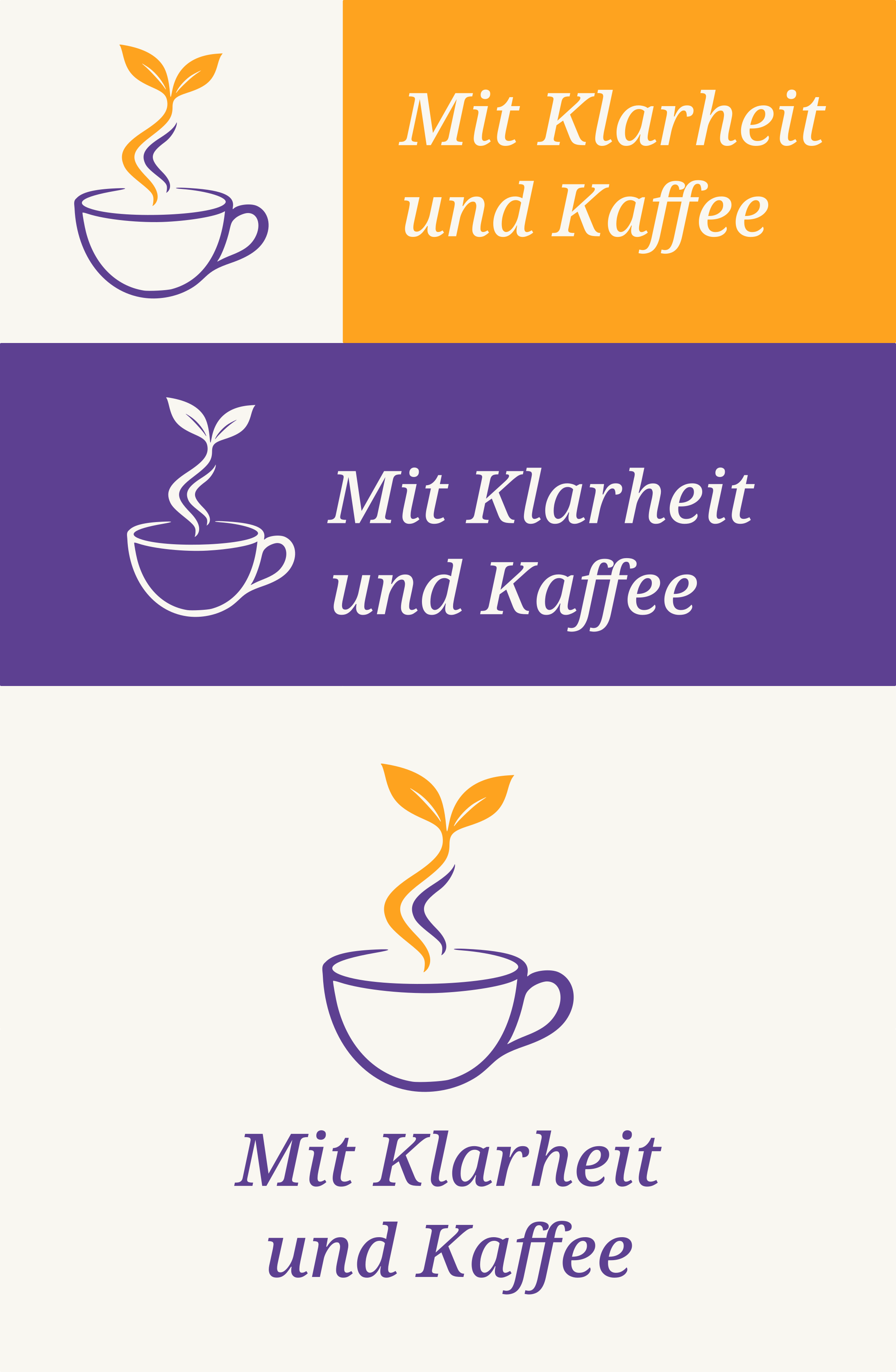 Logo Design by Binatom for Mit Klarheit und Kaffee | Design #35845142
