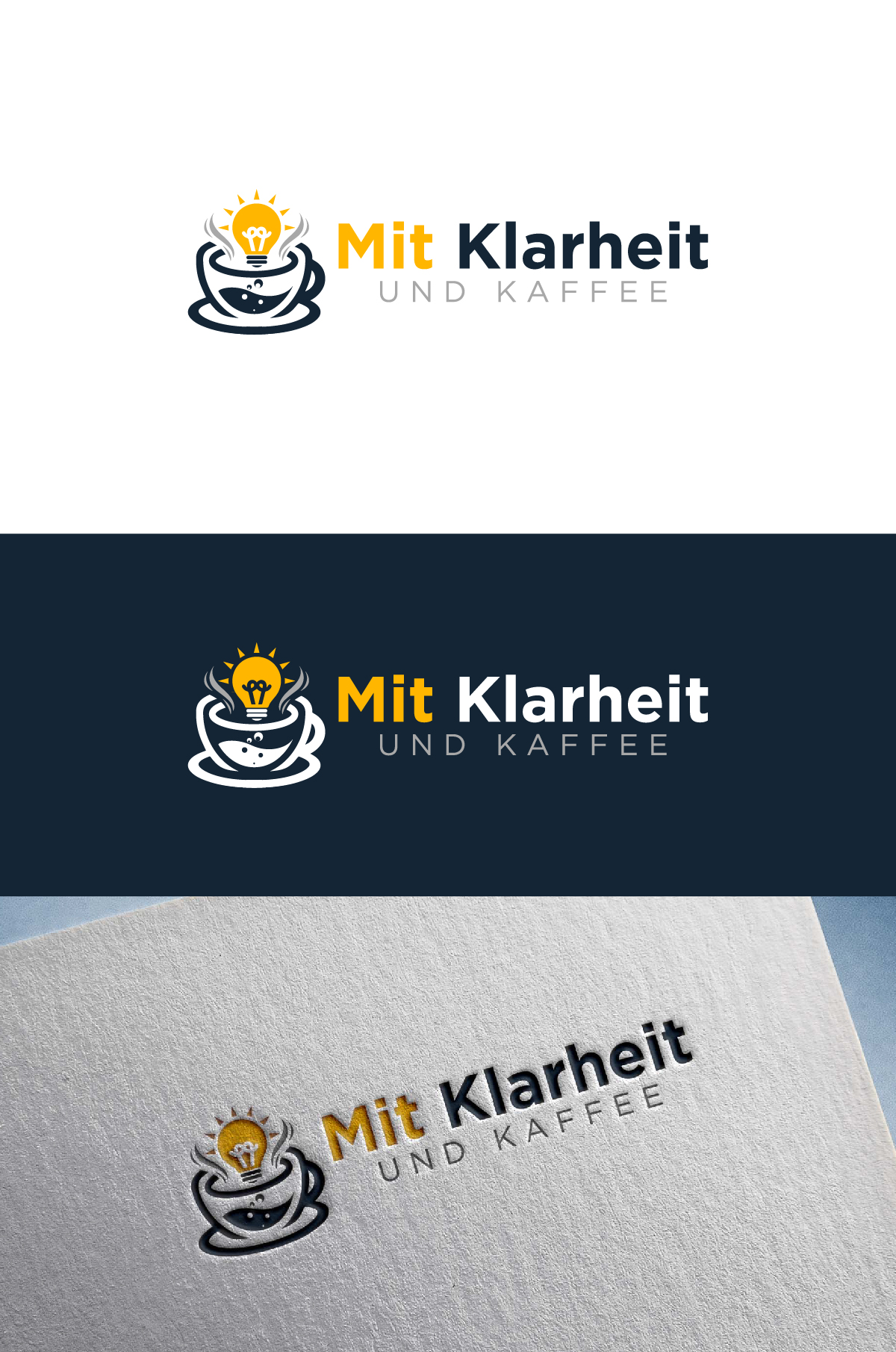 Logo Design by Barish Design for Mit Klarheit und Kaffee | Design #35832655
