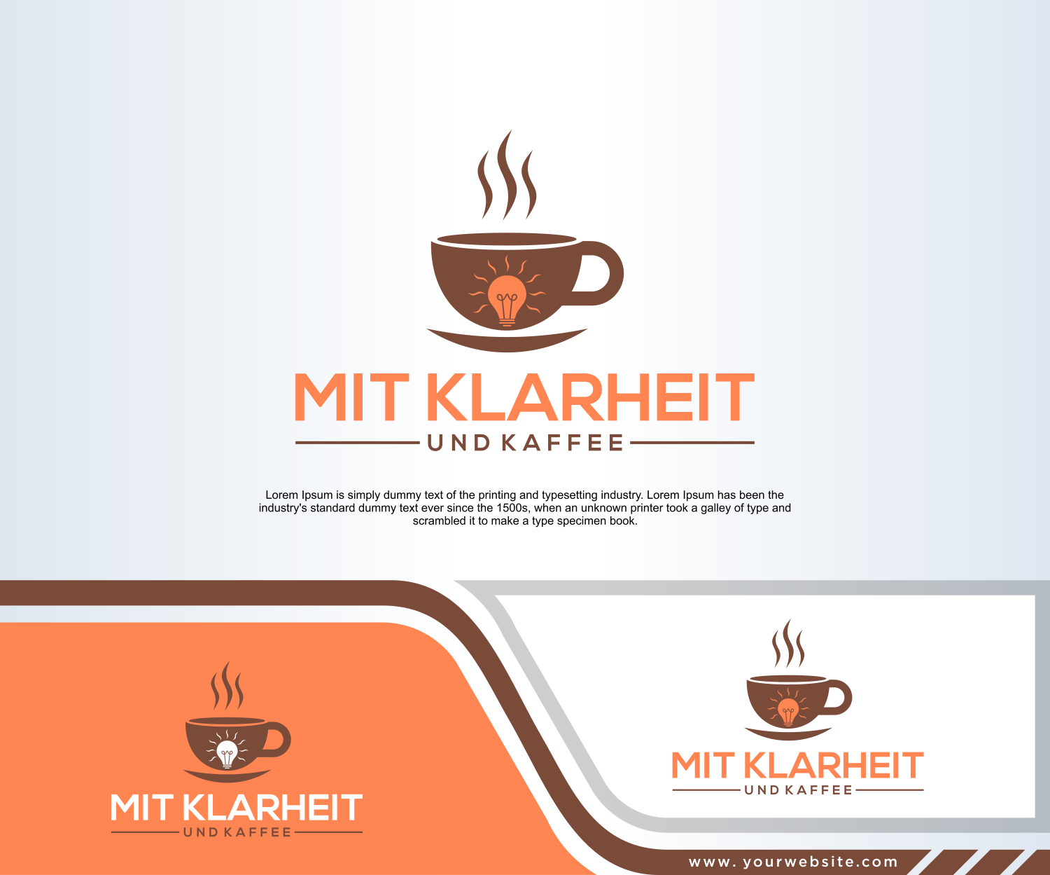 Logo Design by in creative for Mit Klarheit und Kaffee | Design #35812954