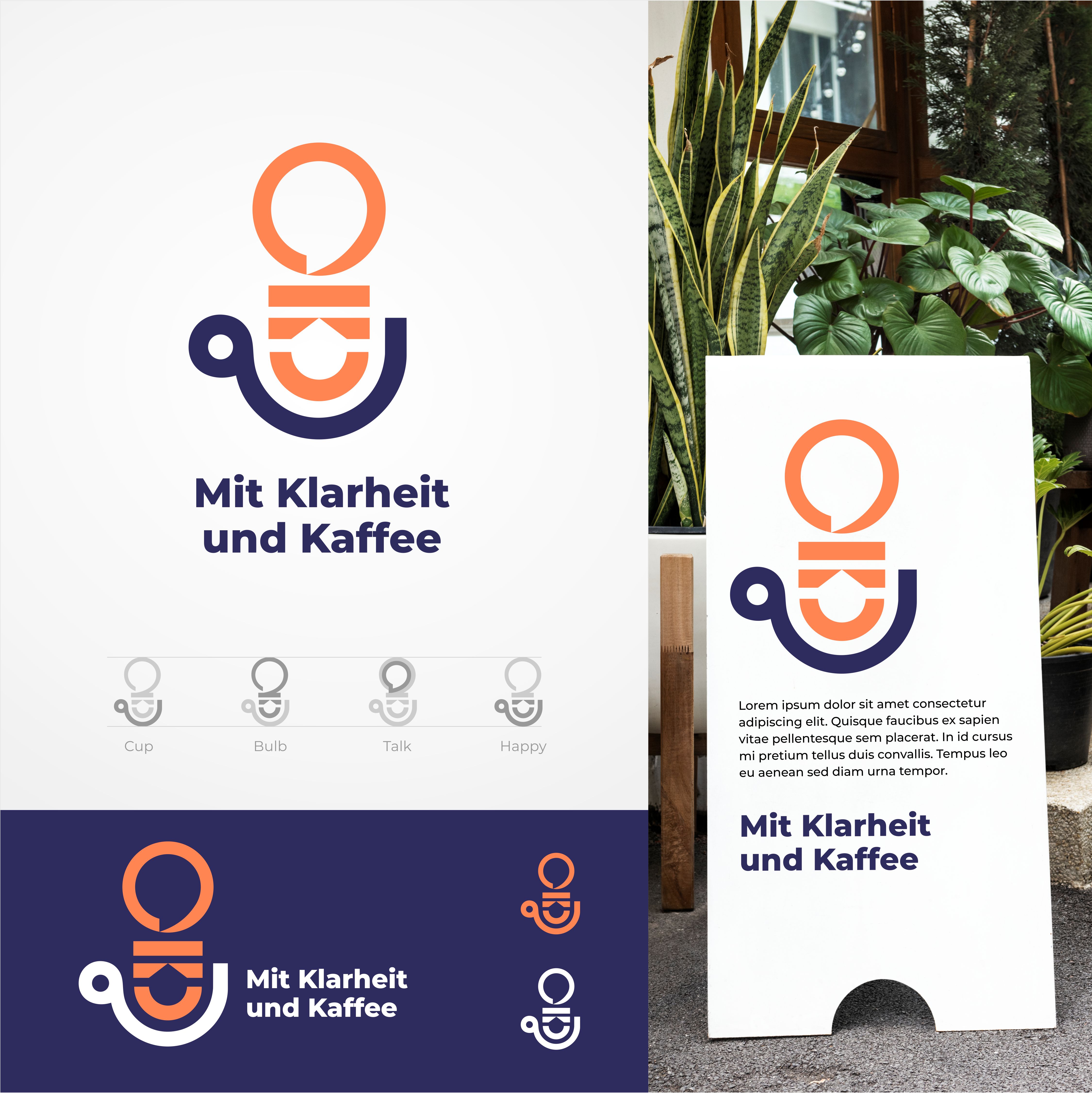 Logo Design by Dreambox.Design for Mit Klarheit und Kaffee | Design #35841942