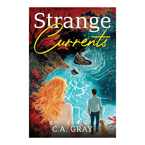 "Strange Currents" Women's Fiction Book Cover