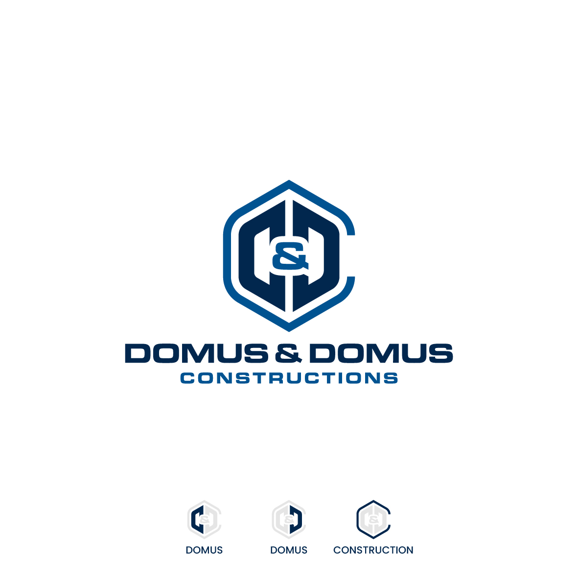 Logo Design by Aljune Castro Designs for Domus & Domus Constructions Pty Ltd | Design #35796233
