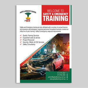 Flyer Design by YourLogoMaster for Safety & Emergency Training | Design: #35811621