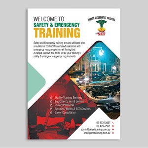 Flyer Design by YourLogoMaster for Safety & Emergency Training | Design: #35811622