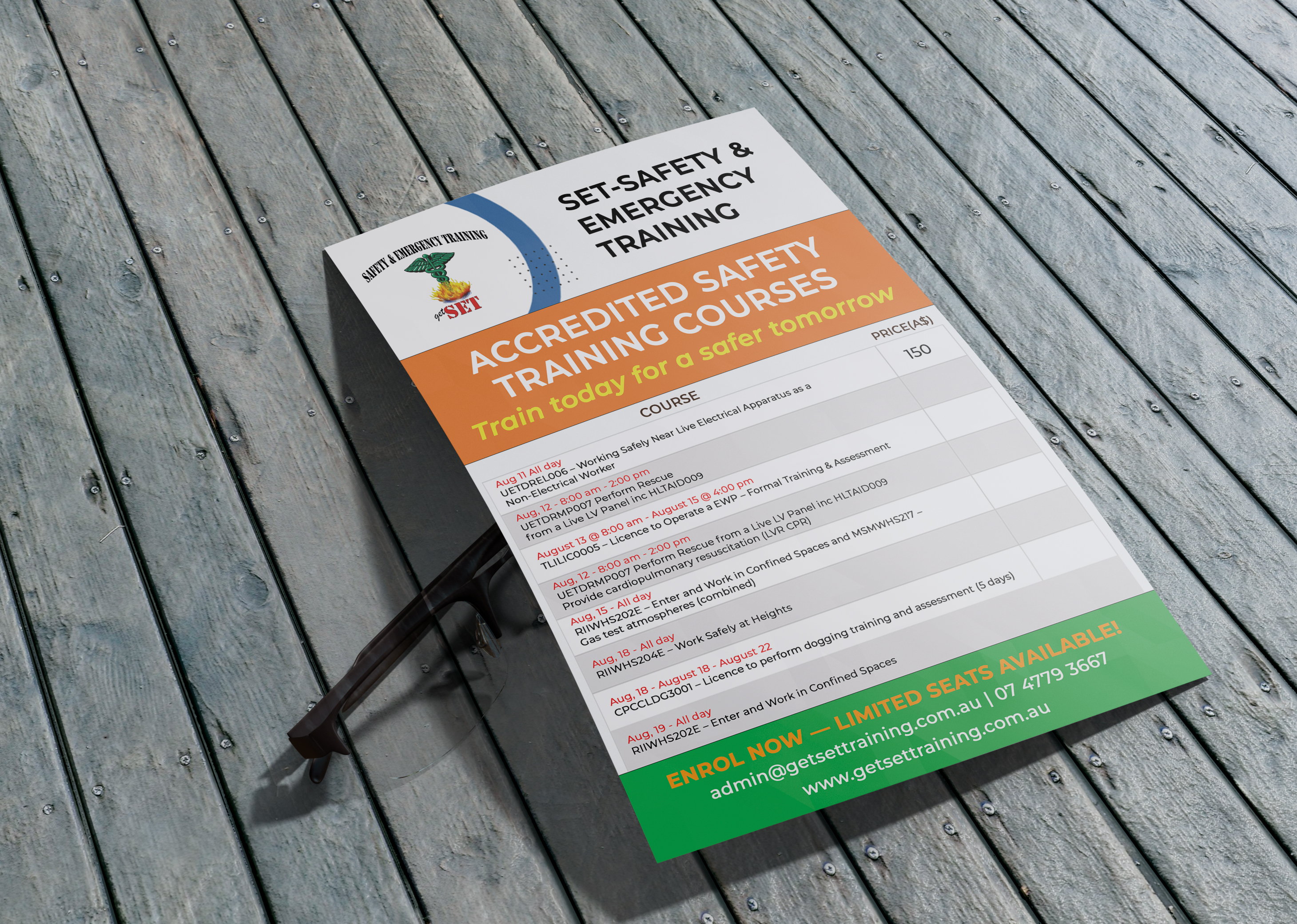 Flyer Design by Gulzar Ahmed for Safety & Emergency Training | Design #37683865